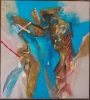 173. Žena sluncem oděná, 150x136, olej na plátně, 1991