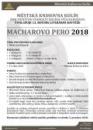 MěK Kolín - Macharovo pero 2018 Proposition Poster WEB