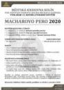 MěK Kolín - Macharovo pero 2020 Proposition Poster WEB